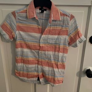Gap kids linen button up shirt